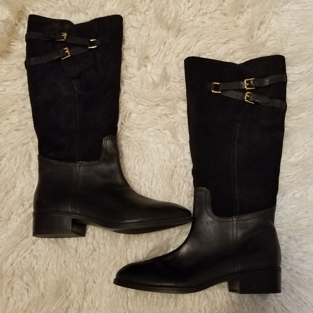 Ralph Lauren Black Boots Size 8.5